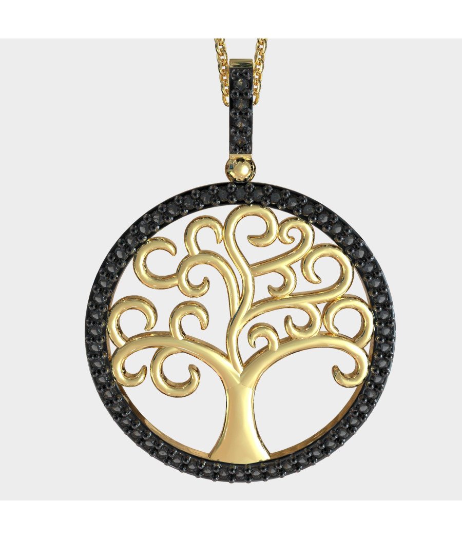 Luxurious Women's Tree of Life Necklace 0038MP