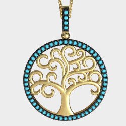Collar Árbol de la Vida Regalo para Ella 0038P