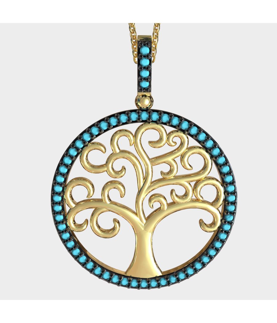 Collar Árbol de la Vida Regalo para Ella 0038P