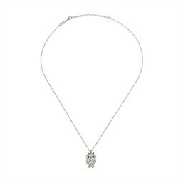 Búho Colgante De Plata Regalo Para Un Maestro 0026L