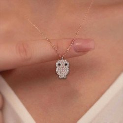 Collier de hibou pour un diplômé ou un enseignant 0026R