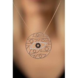 Mystic Radiance - Pendentif œil maléfique de luxe 0114