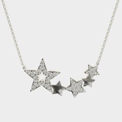 Elegant Star Necklace Anniversary Gift 0113L