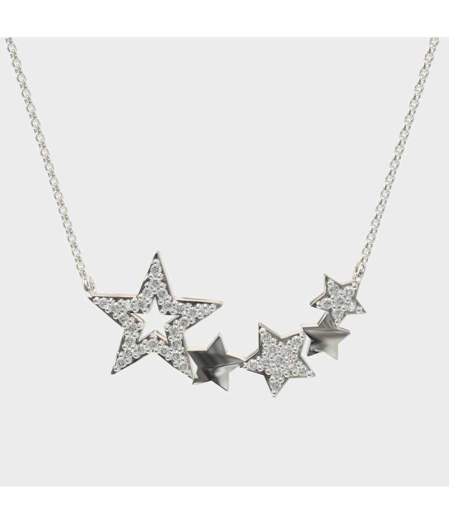 Collier étoile élégant Cadeau d'anniversaire 0113L