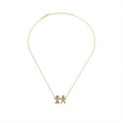 Collier pour maman et papa enfants 0003