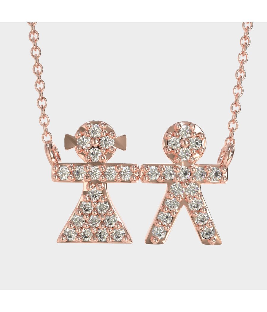 Damenschmuck mit Kinderfiguren 0003R