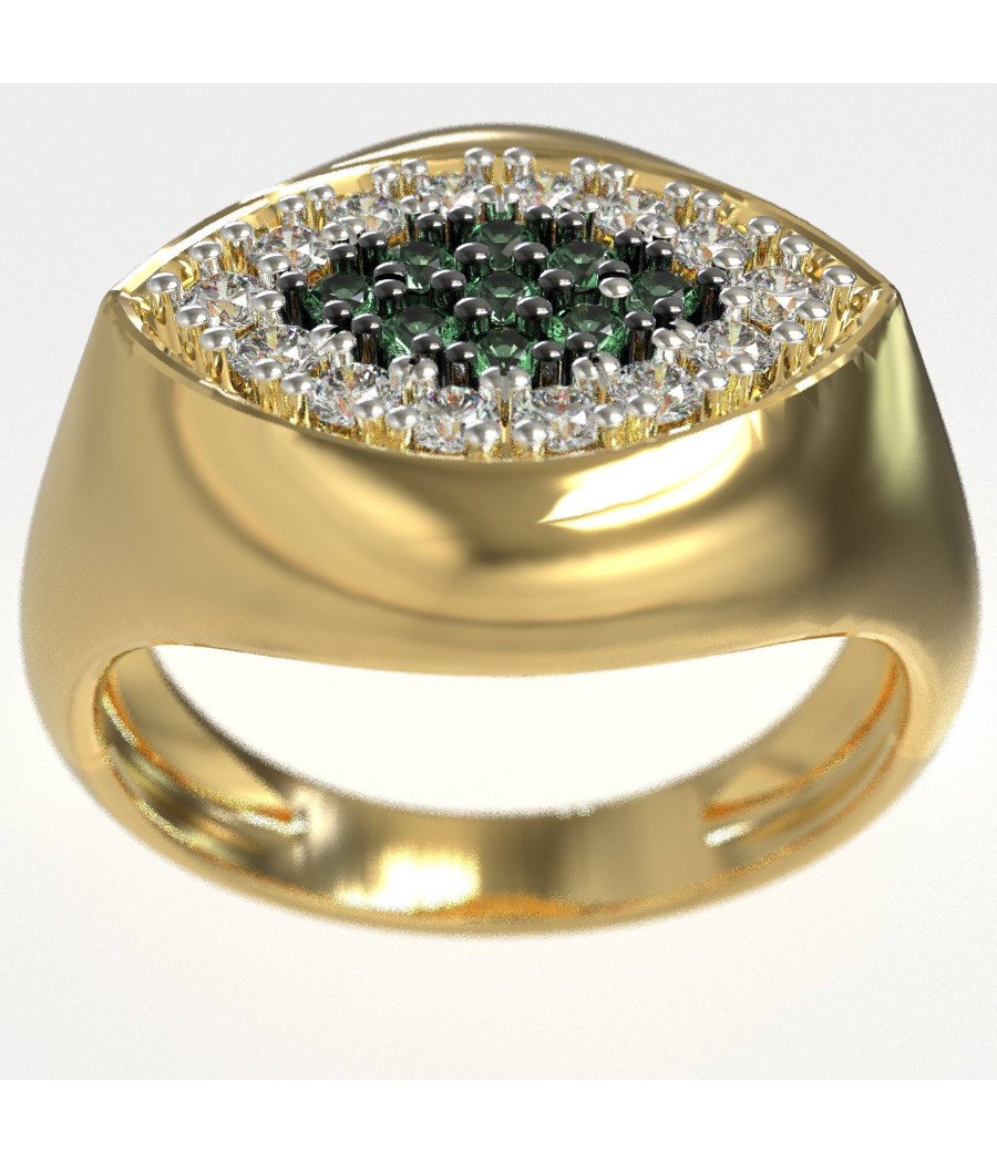 Bague élégante de protection contre les yeux maléfiques 1443K