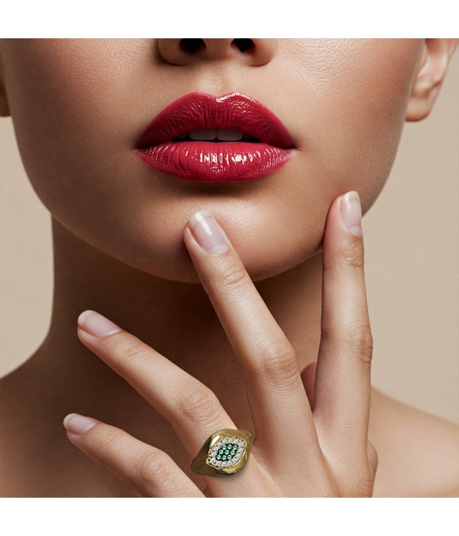 Bague élégante de protection contre les yeux maléfiques 1443K