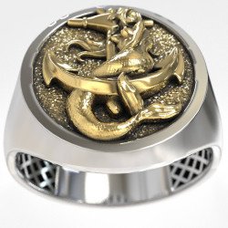 Men's Mermaid & Anchor...