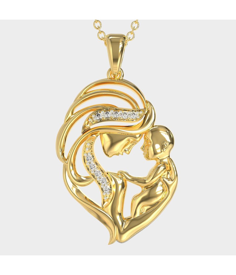 Κολιέ Μητρική Αγκαλιά - Ιδανικό Δώρο Νέας Μαμάς 0668K