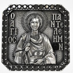 Orthodoxer Herrenring "Allmächtiger" - Heiliger Panteleimon