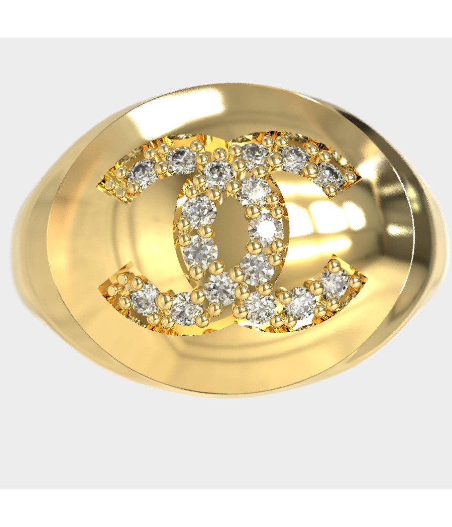 Anillo dedo meñique de plata de ley para mujer - Chunky Little