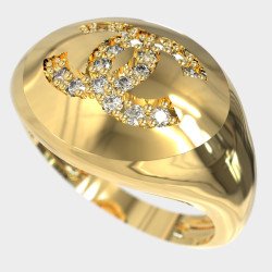 Sterling Silber Pinky Ring für Frauen - Chunky kleinen Finger