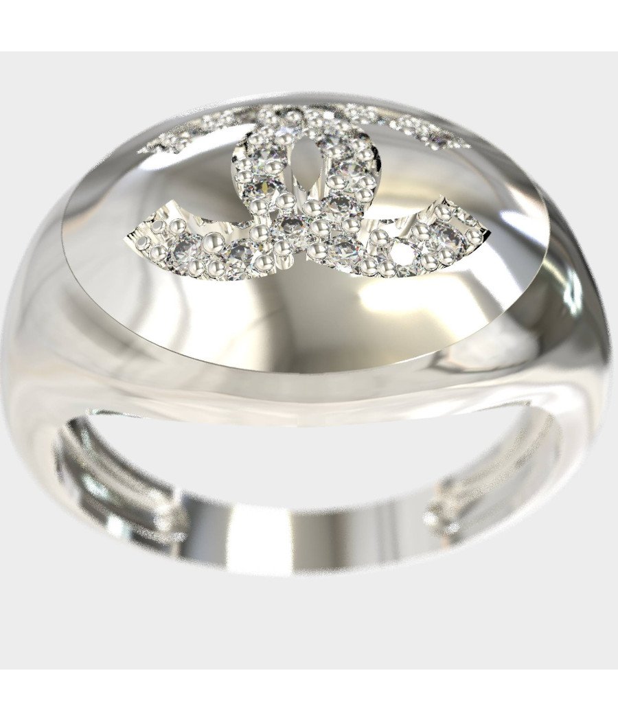 Bague de chevalier en argent à la mode 0602L