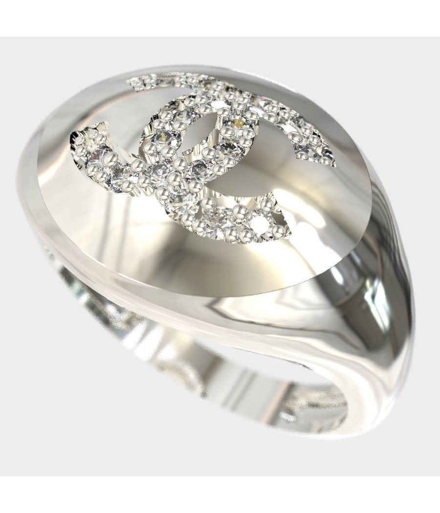 Bague de chevalier en argent à la mode 0602L