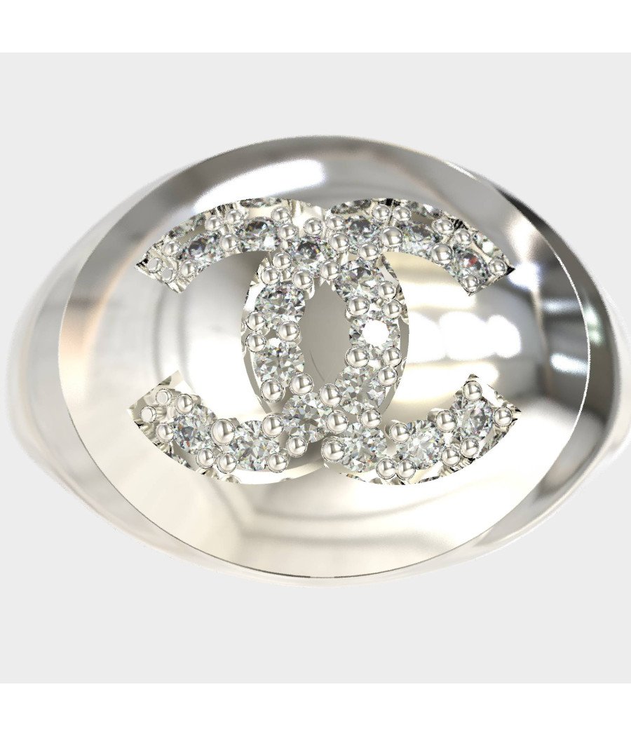 Bague de chevalier en argent à la mode 0602L