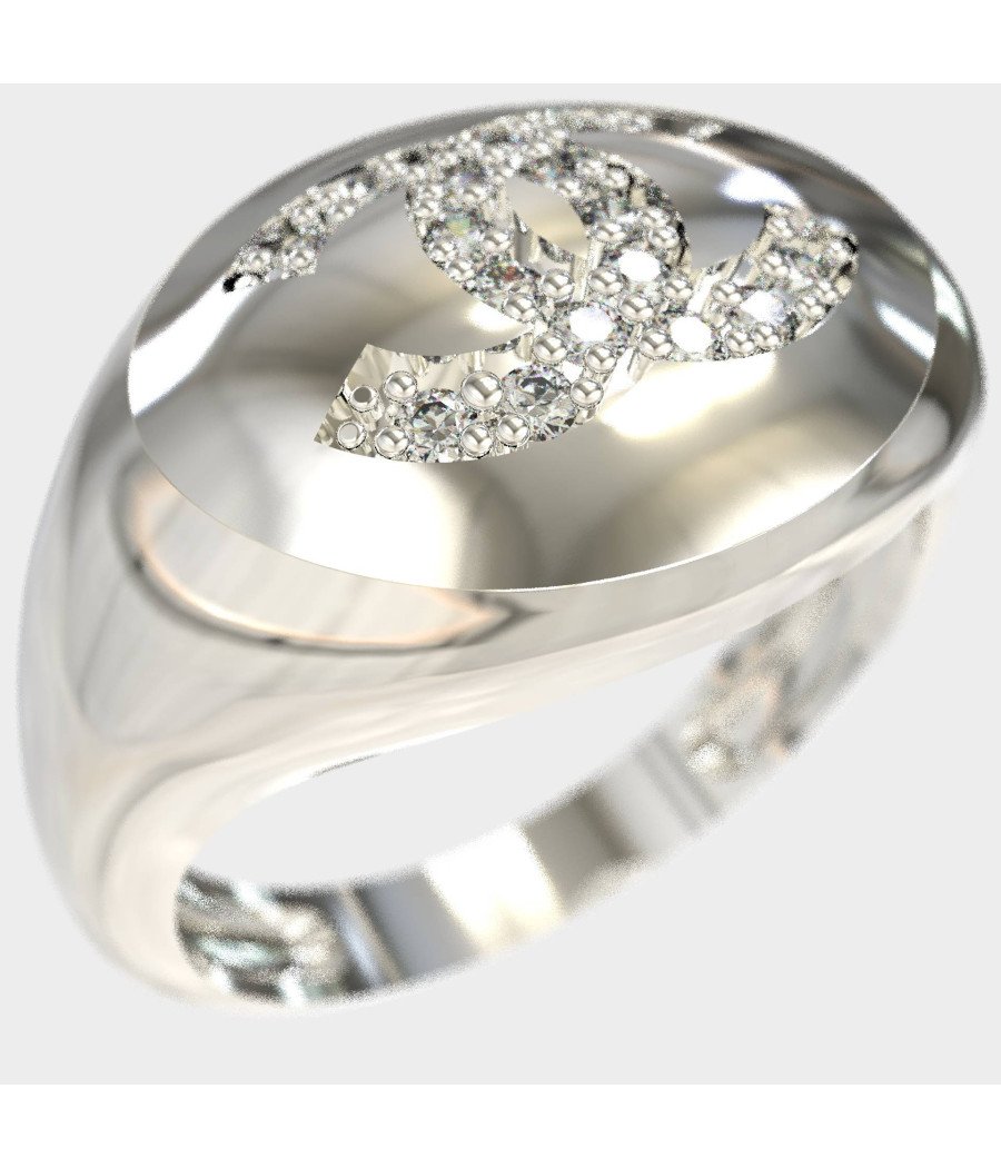 Bague de chevalier en argent à la mode 0602L