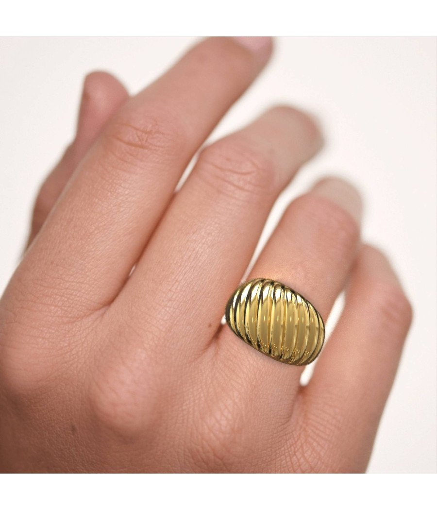 Bezaubernde Frauen Croissant Ring1010K