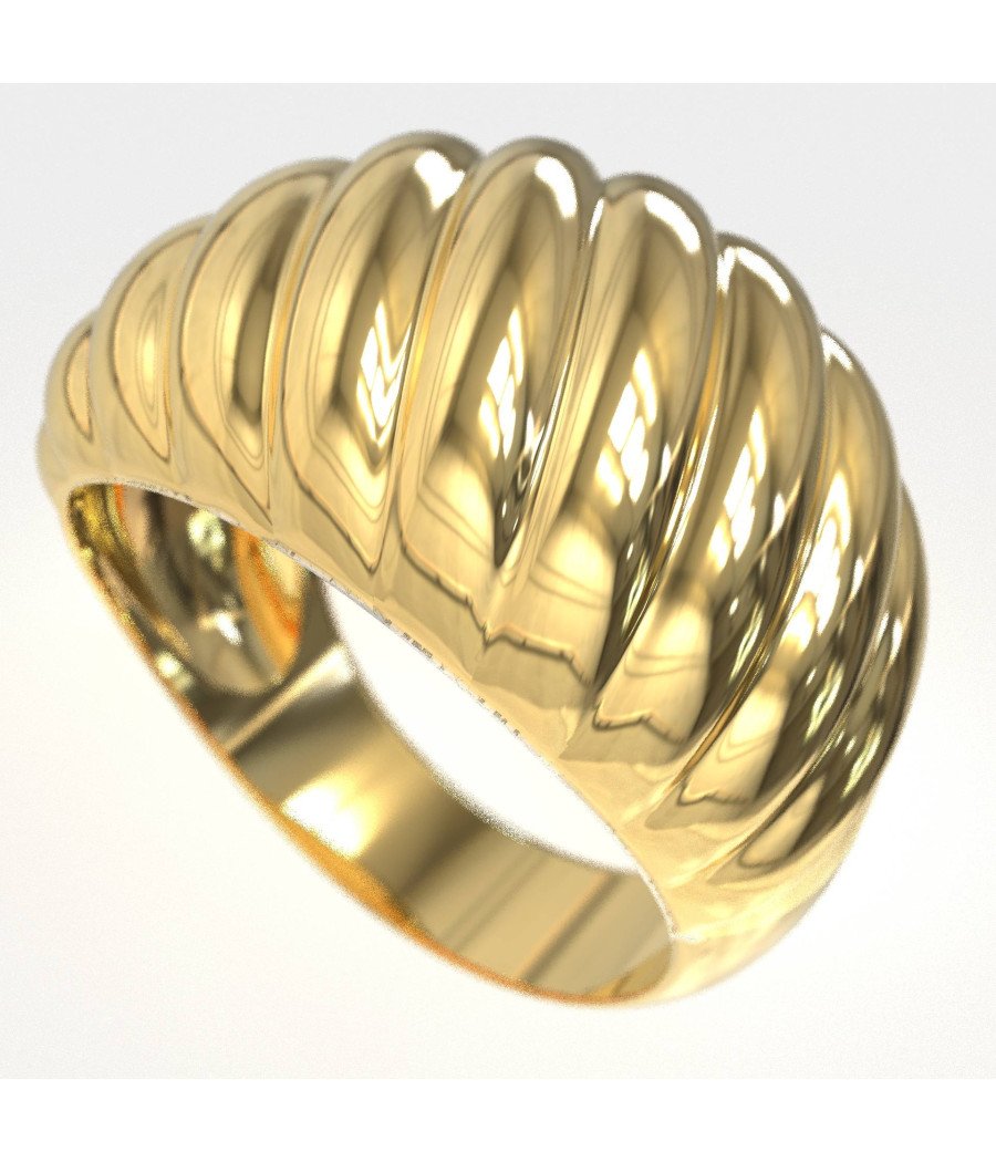 Bezaubernde Frauen Croissant Ring1010K