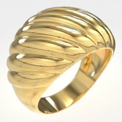 Anillo Croissant Mujer Adorable1010K