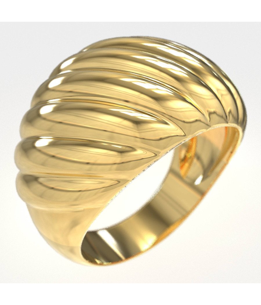 Adorable bague Croissant pour femme1010K