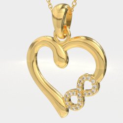 Regalo Romántico Para Amantes Collar Corazón 0745