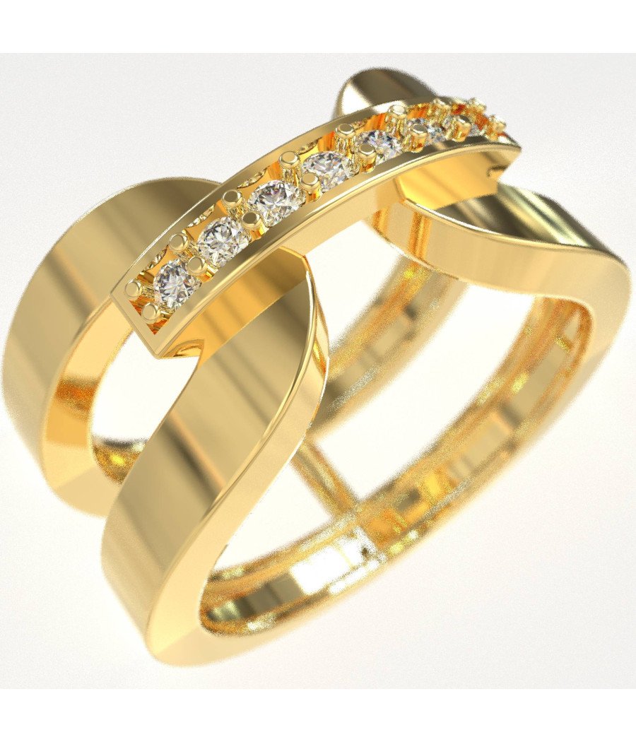 Elegante Anillo Chevalier Mujer Plata 0469K