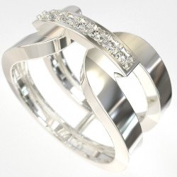 Silber Chevalier Ring 0469L