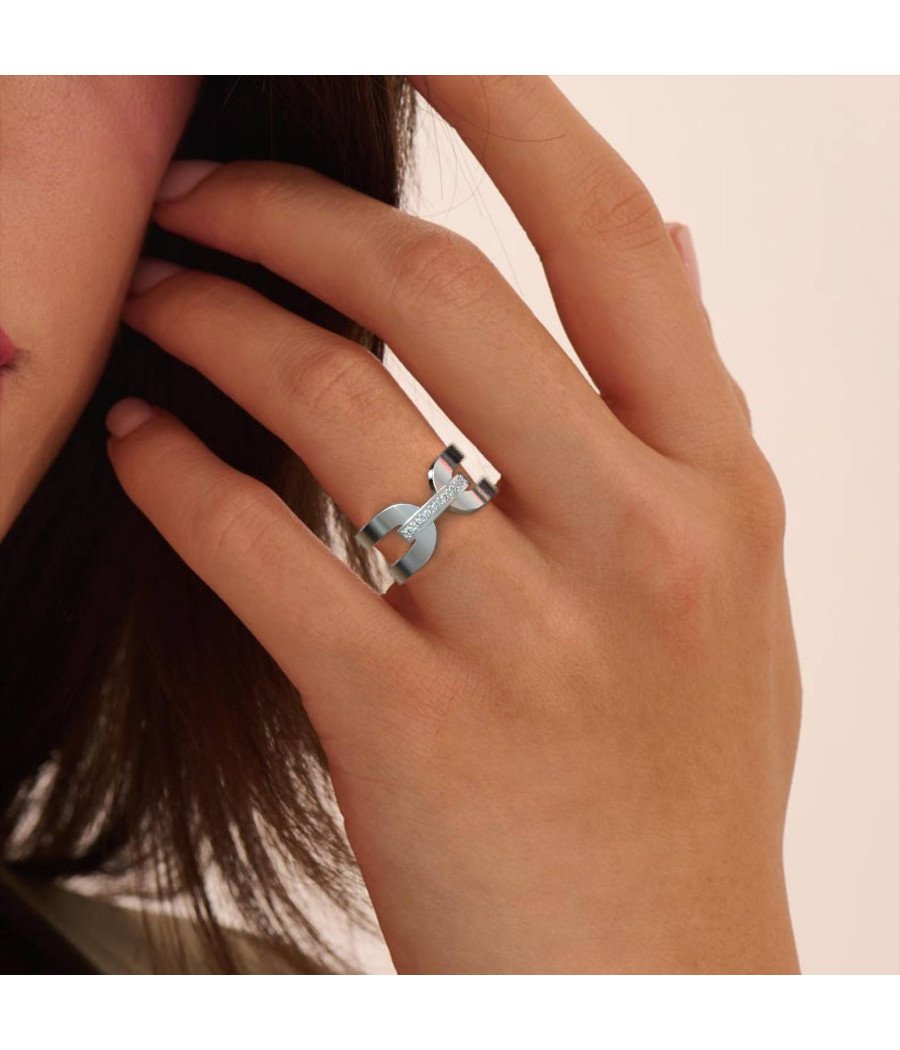 Silber Chevalier Ring 0469L