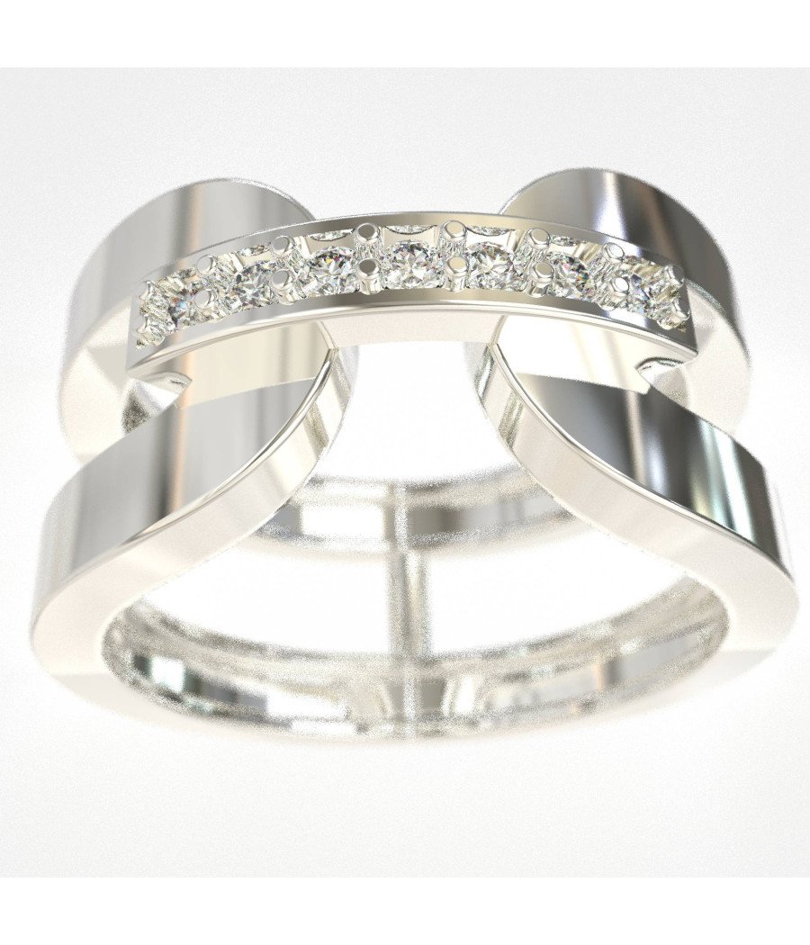 Silber Chevalier Ring 0469L