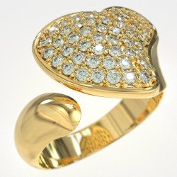 Statement Silver Women's Chevalier Ring 1451K