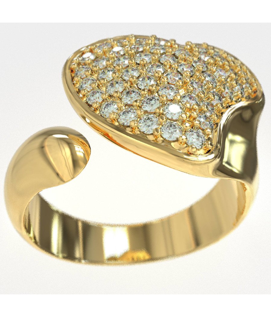 Statement Silver Women's Chevalier Ring 1451K