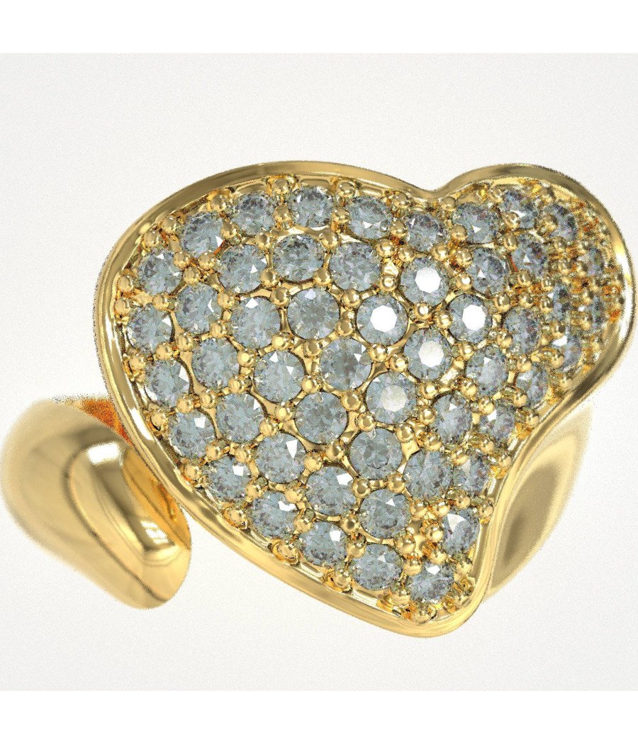 Statement Silver Women's Chevalier Ring 1451K