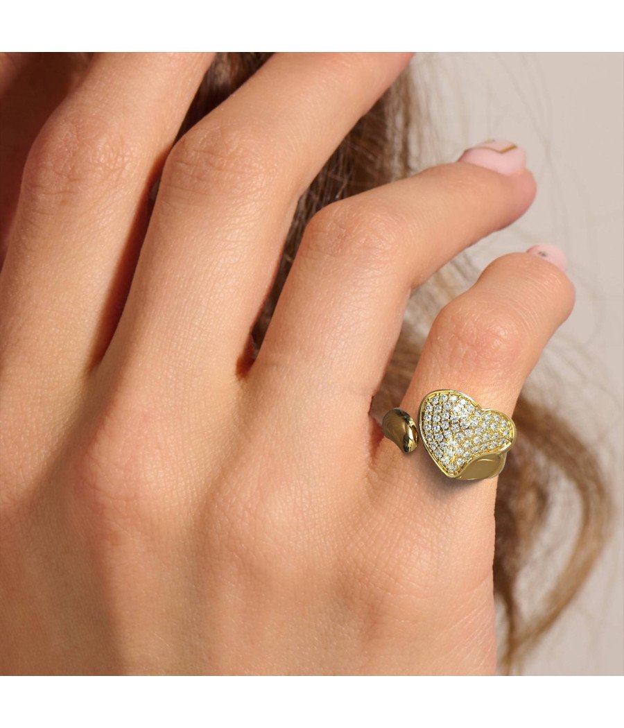 Statement Silver Women's Chevalier Ring 1451K