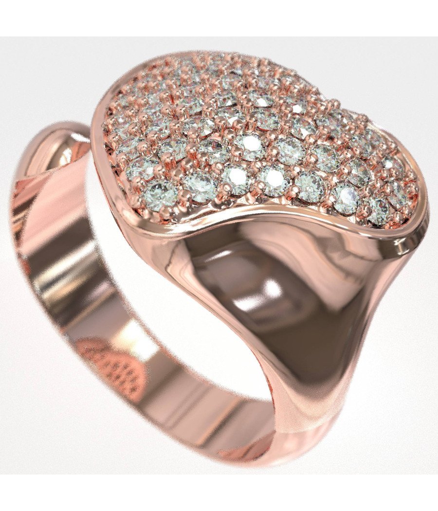 Dazzling Chevalier Heart Ring 1451R