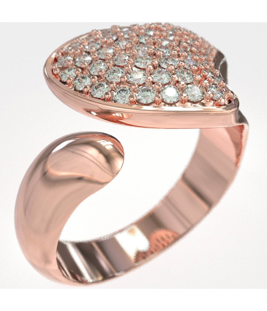 Deslumbrante Anillo Corazón Chevalier 1451R
