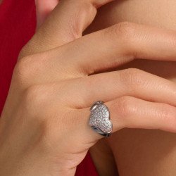 Deslumbrante Anillo Corazón Chevalier 1451R