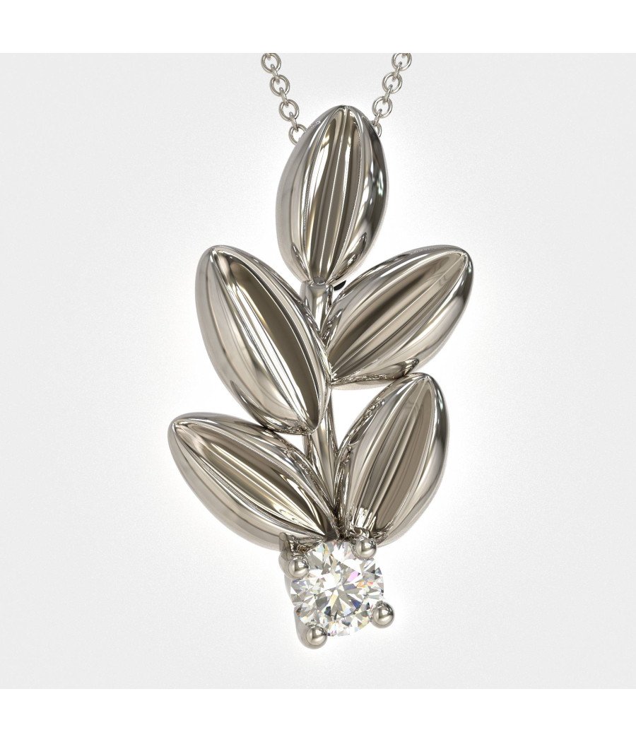 Athena’s Dual Grace Olive Leaf Pendant 0909L