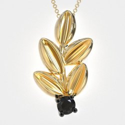 Mediterranean Muse Gold Olive Charm 0909K