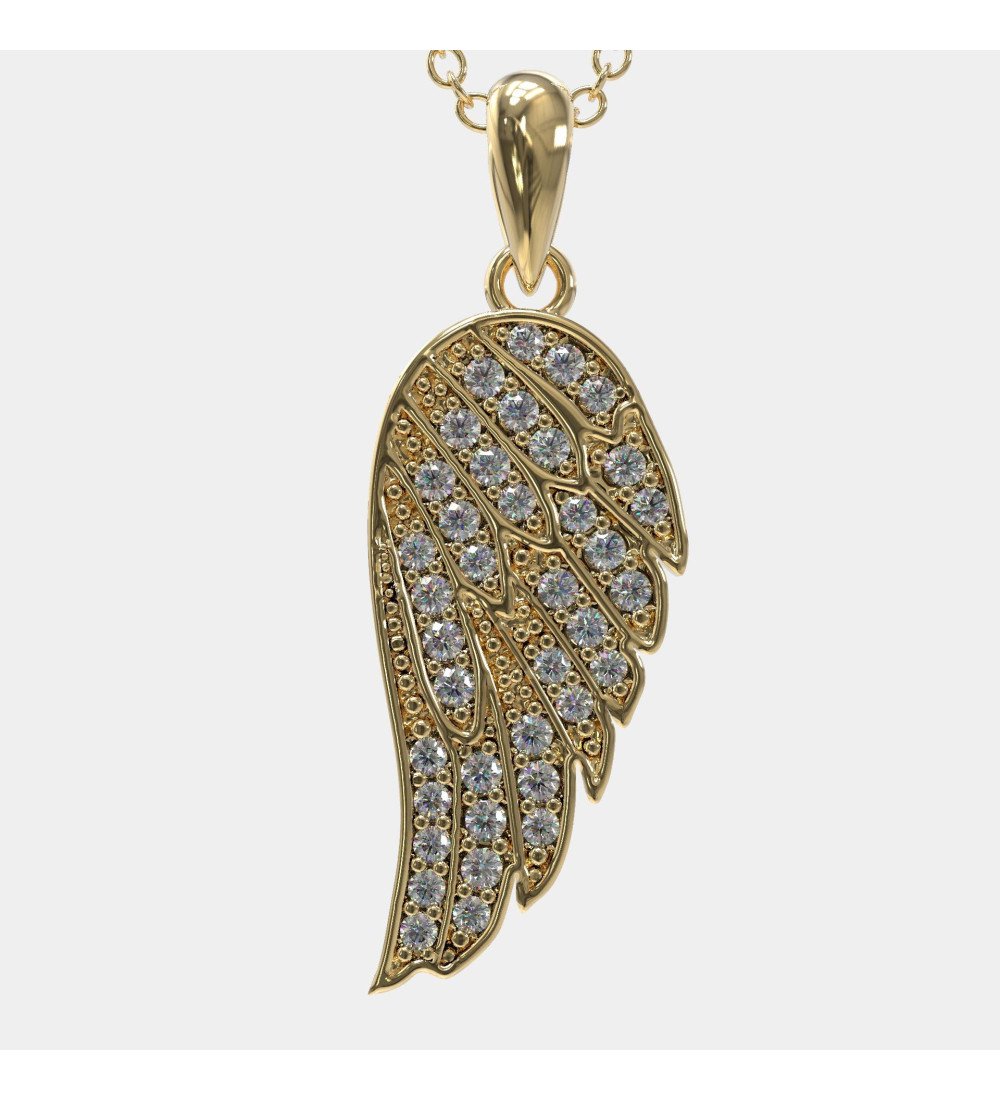 Women's Angel Wing Necklace 0868K