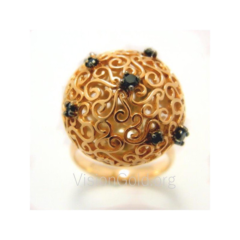 Ασημένιο δαχτυλίδι arabasque