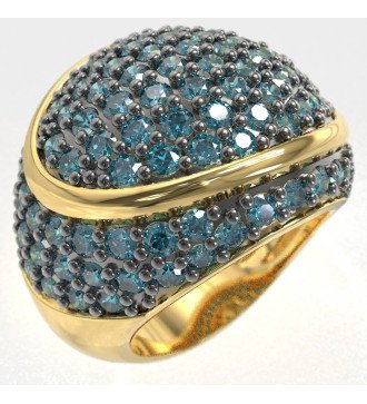 Mode Bold Zirkon Sterling Silber Ring 0338MP