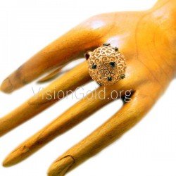 Ασημένιο δαχτυλίδι arabasque