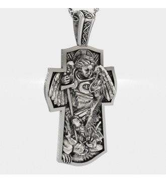 Cruz de plata de San Miguel Arcángel 0143