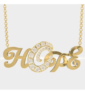 Hope Word Necklace 0508