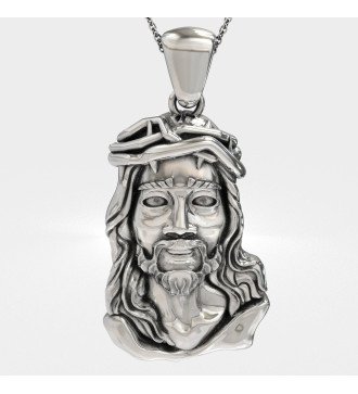 Christlicher Silber-Anhänger Jesus Christus 0534L