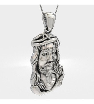 Christlicher Silber-Anhänger Jesus Christus 0534L