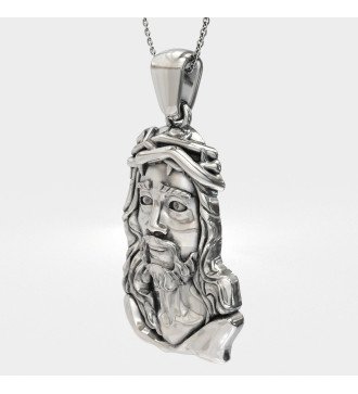Christlicher Silber-Anhänger Jesus Christus 0534L