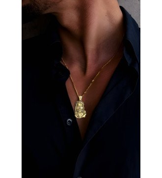 Христианский серебряный амулет-подвеска Иисус 0534K