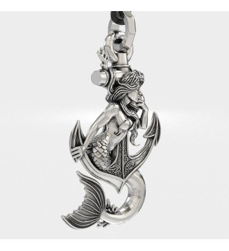 Pendentif Ancre de sirène en argent 0532